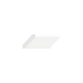 96-in Angled Crown Molding, White, ACM8-WH