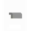 96-in Angled Light Rail Molding, Light Grey, ALRM-LG