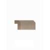 96-in Angled Light Rail Molding, Tan Wood, ALRM-TW