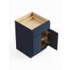 24-in x 24-in x 35-in Ready To Assemble Slim Shaker Double Door Single Drawer Base Cabinet, Navy Blue, B24-RTA-FR02-NB
