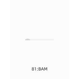 96-in Batten Molding, White, BAM-WH