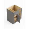 39-in x 24-in x 35-in Ready To Assemble Slim Shaker Blind Base Cabinet, Light Grey, BBC42-RTA-FR02-LG
