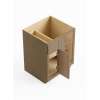 39-in x 24-in x 35-in Ready To Assemble Slim Shaker Blind Base Cabinet, Tan Wood, BBC42-RTA-FR02-TW