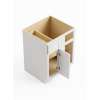 39-in x 24-in x 35-in Ready To Assemble Slim Shaker Blind Base Cabinet, White, BBC42-RTA-FR02-WH