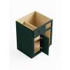 39-in x 24-in x 35-in Ready To Assemble Shaker Blind Base Cabinet, Green, BBC42-RTA-FR01-GR