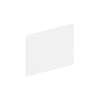 96-in x 42-in Beaded Island Back Skin Panel, White, BBFPV4296-FR01-WH