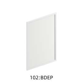 24-in x 29-in Slim Shaker Base Decorative End Panel, White, BDEP-FR02-WH