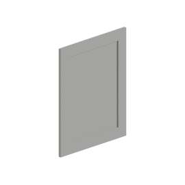 12-in x 11-in Shaker Wall Decorative End Panel, Light Grey, WDEP1212-FR01-LG