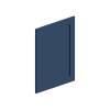 12-in x 29-in Shaker Wall Decorative End Panel, Navy Blue, WDEP1230-FR01-NB