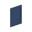 24-in x 29-in Shaker Base Decorative End Panel, Navy Blue, BDEP-FR01-NB