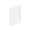 24-in x 29-in Shaker Base Decorative End Panel, White, BDEP-FR01-WH