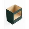 30-in x 24-in x 35-in Ready To Assemble Shaker Microwave Base Cabinet, Green, BMW30-RTA-FR01-GR