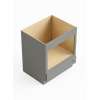 30-in x 24-in x 35-in Ready To Assemble Shaker Microwave Base Cabinet, Light Grey, BMW30-RTA-FR01-LG
