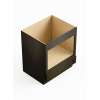 30-in x 24-in x 35-in Ready To Assemble Shaker Microwave Base Cabinet, Smokey Grey, BMW30-RTA-FR01-SG
