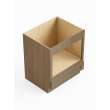 30-in x 24-in x 35-in Ready To Assemble Shaker Microwave Base Cabinet, Tan Wood, BMW30-RTA-FR01-TW