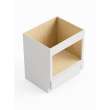 30-in x 24-in x 35-in Ready To Assemble Shaker Microwave Base Cabinet, White, BMW30-RTA-FR01-WH