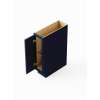 9-in x 24-in x 35-in Ready To Assemble Slim Shaker Tray Base Cabinet, Navy Blue, BT9-RTA-FR02-NB