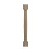 3-in x 3-in x 35-in Classic Decorative Leg, Tan Wood, CLDL-TW