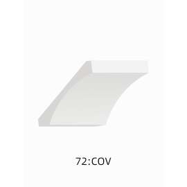 96-in Cove Crown Molding, White, COV-WH