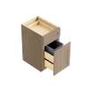 18-in x 24-in x 35-in Ready To Assemble Shaker Single Trash Can Pull-Out Base Cabinet, Tan Wood, BWB18-RTA-FR01-TW