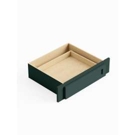 30-in x 21-in x 7-in Ready To Assemble Shaker Desk Knee Drawer, Green, DKD30-FR01-GR