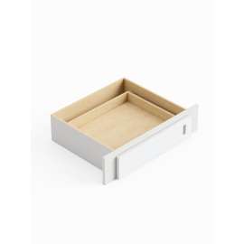 36-in x 21-in x 7-in Ready To Assemble Shaker Knee Drawer, White, VKD36-FR01-WH