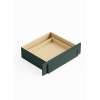 36-in x 21-in x 7-in Ready To Assemble Slim Shaker Knee Drawer, Green, VKD36-FR02-GR