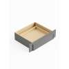 36-in x 21-in x 7-in Ready To Assemble Slim Shaker Knee Drawer, Light Grey, VKD36-FR02-LG