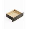 36-in x 21-in x 7-in Ready To Assemble Slim Shaker Knee Drawer, Smokey Grey, VKD36-FR02-SG