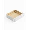 36-in x 21-in x 7-in Ready To Assemble Slim Shaker Knee Drawer, White, VKD36-FR02-WH