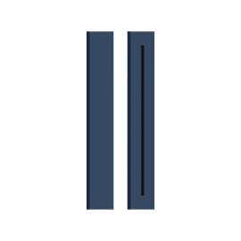 6-in x 29-in Shaker Filler Overlay, Navy Blue, SMFOL630-FR01-NB