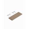 36-in x 11-in x 1-in Floating Shelf, Tan Wood, FS36-TW