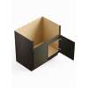 36-in x 24-in x 35-in Ready To Assemble Slim Shaker Farm Sink Base Cabinet, Smokey Grey, FSB36-RTA-FR02-SG