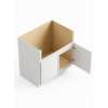 36-in x 24-in x 35-in Ready To Assemble Slim Shaker Farm Sink Base Cabinet, White, FSB36-RTA-FR02-WH