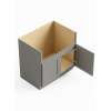 30-in x 24-in x 35-in Ready To Assemble Shaker Farm Sink Base Cabinet, Light Grey, FSB30-RTA-FR01-LG