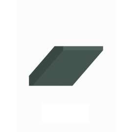 96-in Large Angled Crown Molding, Green, LACM8-GR