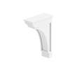 4-in x 9-in x 12-in Modern Corbel, White, MCB-WH