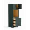 33-in x 24-in x 84-in Ready To Assemble Shaker Tall Oven Cabinet, Green, O338424-RTA-FR01-GR