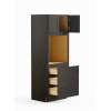 33-in x 24-in x 84-in Ready To Assemble Shaker Tall Oven Cabinet, Smokey Grey, O338424-RTA-FR01-SG