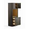 30-in x 24-in x 90-in Ready To Assemble Slim Shaker Tall Oven Cabinet, Smokey Grey, O309024-RTA-FR02-SG