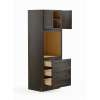 33-in x 24-in x 90-in Ready To Assemble Shaker Tall Oven Cabinet, Smokey Grey, O339024-RTA-FR01-SG