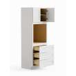 33-in x 24-in x 90-in Ready To Assemble Shaker Tall Oven Cabinet, White, O339024-RTA-FR01-WH