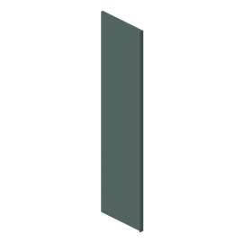 24-in x 96-in Refrigerator End Panel, Green, REP9624-GR
