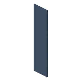 30-in x 96-in Refrigerator End Panel, Navy Blue, REPV3096-NB