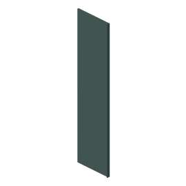 24-in x 96-in Refrigerator Return Panel, Green, SMRRP2496-3-GR