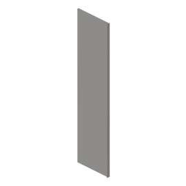 24-in x 84-in Refrigerator Return Panel, Light Grey, SMRRP2484-3-LG