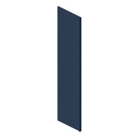 24-in x 84-in Refrigerator Return Panel, Navy Blue, SMRRP2484-3-NB
