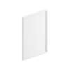 11-in x 15-in Slim Shaker Sample Door, White, SAMPLEDOOR-FR02-WH