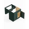 30-in x 24-in x 33-in Ready To Assemble Shaker ADA Sink Base Cabinet, Green, SB30-ADA-RTA-FR01-GR