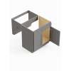 30-in x 24-in x 33-in Ready To Assemble Shaker ADA Sink Base Cabinet, Light Grey, SB30-ADA-RTA-FR01-LG
